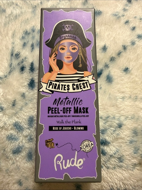 RUDE Other - RUDE Pirates Chest Metallic Peel-Off Mask- Rose of Jericho